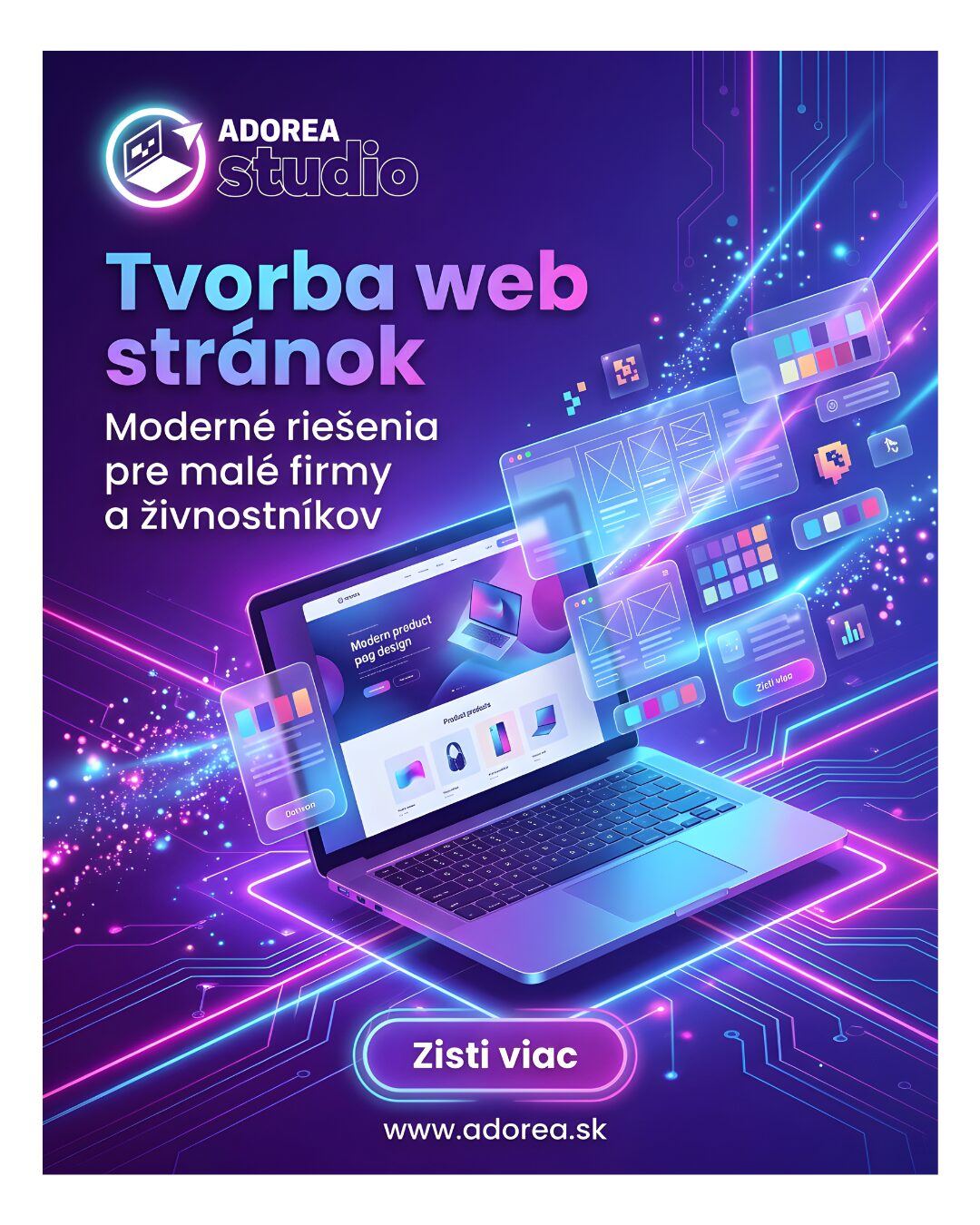 tvorba web stránok